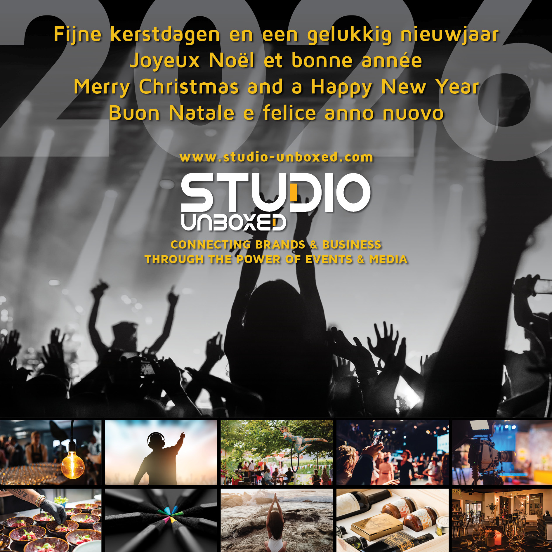 Studio Unboxed wenst fijne feestdagen en een gelukkig 2026